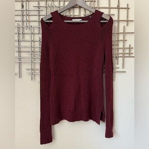 Christopher Fischer | Cashmere Cold-Shoulder Ribbed Sweater